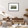image:imageAmericanflat 18x24 Poster Frame  Matted to 8x10  Slim Molding  Black  Polished plexiglass front hangs vertical or horizontal sawtooth hangers included secure turntab backingBlack