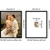 image:imageAmericanflat 18x24 Poster Frame  Matted to 8x10  Slim Molding  Black  Polished plexiglass front hangs vertical or horizontal sawtooth hangers included secure turntab backingBlack