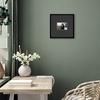 image:imageAmericanflat 18x24 Poster Frame  Matted to 8x10  Slim Molding  Black  Polished plexiglass front hangs vertical or horizontal sawtooth hangers included secure turntab backingBlack