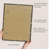 image:imageAmericanflat 18x24 Poster Frame  Matted to 8x10  Slim Molding  Black  Polished plexiglass front hangs vertical or horizontal sawtooth hangers included secure turntab backingBlack