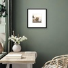 image:imageAmericanflat 18x24 Poster Frame  Matted to 8x10  Slim Molding  Black  Polished plexiglass front hangs vertical or horizontal sawtooth hangers included secure turntab backingBlack
