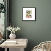 image:imageAmericanflat 18x24 Poster Frame  Matted to 8x10  Slim Molding  Black  Polished plexiglass front hangs vertical or horizontal sawtooth hangers included secure turntab backingBlack