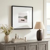 image:imageAmericanflat 18x24 Poster Frame  Matted to 8x10  Slim Molding  Black  Polished plexiglass front hangs vertical or horizontal sawtooth hangers included secure turntab backingBlack