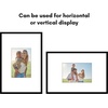 image:imageAmericanflat 18x24 Poster Frame  Matted to 8x10  Slim Molding  Black  Polished plexiglass front hangs vertical or horizontal sawtooth hangers included secure turntab backingBlack