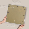 image:imageAmericanflat 18x24 Poster Frame  Matted to 8x10  Slim Molding  Black  Polished plexiglass front hangs vertical or horizontal sawtooth hangers included secure turntab backingSilver