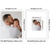 image:imageAmericanflat 18x24 Poster Frame  Matted to 8x10  Slim Molding  Black  Polished plexiglass front hangs vertical or horizontal sawtooth hangers included secure turntab backingWhite