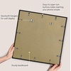 image:imageAmericanflat 18x24 Poster Frame  Matted to 8x10  Slim Molding  Black  Polished plexiglass front hangs vertical or horizontal sawtooth hangers included secure turntab backingBlack