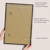 image:imageAmericanflat 18x24 Poster Frame  Matted to 8x10  Slim Molding  Black  Polished plexiglass front hangs vertical or horizontal sawtooth hangers included secure turntab backingBlack