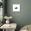 image:imageAmericanflat 18x24 Poster Frame  Matted to 8x10  Slim Molding  Black  Polished plexiglass front hangs vertical or horizontal sawtooth hangers included secure turntab backingWhite