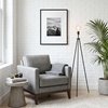 image:imageAmericanflat 18x24 Poster Frame  Matted to 8x10  Slim Molding  Black  Polished plexiglass front hangs vertical or horizontal sawtooth hangers included secure turntab backingBlack