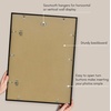 image:imageAmericanflat 18x24 Poster Frame  Matted to 8x10  Slim Molding  Black  Polished plexiglass front hangs vertical or horizontal sawtooth hangers included secure turntab backingBlack