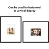 image:imageAmericanflat 18x24 Poster Frame  Matted to 8x10  Slim Molding  Black  Polished plexiglass front hangs vertical or horizontal sawtooth hangers included secure turntab backingBlack