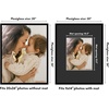 image:imageAmericanflat 18x24 Poster Frame  Matted to 8x10  Slim Molding  Black  Polished plexiglass front hangs vertical or horizontal sawtooth hangers included secure turntab backingBlack