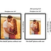 image:imageAmericanflat 18x24 Poster Frame  Matted to 8x10  Slim Molding  Black  Polished plexiglass front hangs vertical or horizontal sawtooth hangers included secure turntab backingBlack