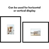 image:imageAmericanflat 18x24 Poster Frame  Matted to 8x10  Slim Molding  Black  Polished plexiglass front hangs vertical or horizontal sawtooth hangers included secure turntab backingBlack
