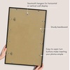 image:imageAmericanflat 18x24 Poster Frame  Matted to 8x10  Slim Molding  Black  Polished plexiglass front hangs vertical or horizontal sawtooth hangers included secure turntab backingBlack