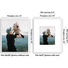 image:imageAmericanflat 18x24 Poster Frame  Matted to 8x10  Slim Molding  Black  Polished plexiglass front hangs vertical or horizontal sawtooth hangers included secure turntab backingWhite