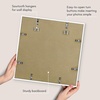 image:imageAmericanflat 18x24 Poster Frame  Matted to 8x10  Slim Molding  Black  Polished plexiglass front hangs vertical or horizontal sawtooth hangers included secure turntab backingWhite