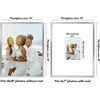 image:imageAmericanflat 18x24 Poster Frame  Matted to 8x10  Slim Molding  Black  Polished plexiglass front hangs vertical or horizontal sawtooth hangers included secure turntab backingSilver