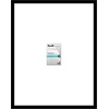 image:imageAmericanflat 18x24 Poster Frame  Matted to 8x10  Slim Molding  Black  Polished plexiglass front hangs vertical or horizontal sawtooth hangers included secure turntab backingBlack