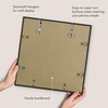 image:imageAmericanflat 18x24 Poster Frame  Matted to 8x10  Slim Molding  Black  Polished plexiglass front hangs vertical or horizontal sawtooth hangers included secure turntab backingBlack