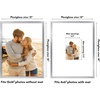 image:imageAmericanflat 18x24 Poster Frame  Matted to 8x10  Slim Molding  Black  Polished plexiglass front hangs vertical or horizontal sawtooth hangers included secure turntab backingSilver