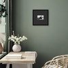 image:imageAmericanflat 18x24 Poster Frame  Matted to 8x10  Slim Molding  Black  Polished plexiglass front hangs vertical or horizontal sawtooth hangers included secure turntab backingBlack