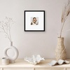 image:imageAmericanflat 18x24 Poster Frame  Matted to 8x10  Slim Molding  Black  Polished plexiglass front hangs vertical or horizontal sawtooth hangers included secure turntab backingBlack