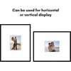 image:imageAmericanflat 18x24 Poster Frame  Matted to 8x10  Slim Molding  Black  Polished plexiglass front hangs vertical or horizontal sawtooth hangers included secure turntab backingBlack