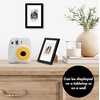 image:imageAmericanflat 4x6 Picture Frame  Set of 2  Use as 2x3 Frame with Mat for InstantPrint Photos  Black Mini Picture Frames for Tabletop and Wall Display with ShatterResistant GlassBlack