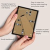 image:imageAmericanflat 4x6 Picture Frame  Set of 2  Use as 2x3 Frame with Mat for InstantPrint Photos  Black Mini Picture Frames for Tabletop and Wall Display with ShatterResistant GlassBlack