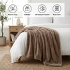 image:imageAmericanflat 50x60 Double Sided Faux Fur Throw Blanket  Soft and Breathable Throw Blanket for Couch Bed Chair  Gray Faux Fur Blankets Perfect for Home Bedroom or Outdoor UseTaupe