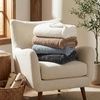 image:imageAmericanflat 50x60 Double Sided Faux Fur Throw Blanket  Soft and Breathable Throw Blanket for Couch Bed Chair  Gray Faux Fur Blankets Perfect for Home Bedroom or Outdoor UseTaupe