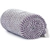 image:imageAmericanflat 50x60 Double Sided Faux Fur Throw Blanket  Soft and Breathable Throw Blanket for Couch Bed Chair  Gray Faux Fur Blankets Perfect for Home Bedroom or Outdoor UseZaina Eggplant and White Herringbone