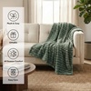 image:imageAmericanflat 50x60 Faux Fur Throw Blanket  Soft and Breathable Throw Blanket for Couch Bed Chair  Green Faux Fur Blankets Perfect for Home Bedroom or Outdoor UseGreen