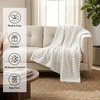 image:imageAmericanflat 50x60 Faux Fur Throw Blanket  Soft and Breathable Throw Blanket for Couch Bed Chair  Green Faux Fur Blankets Perfect for Home Bedroom or Outdoor UseWhite