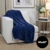 image:imageAmericanflat 50x60 Faux Fur Throw Blanket  Soft and Breathable Throw Blanket for Couch Bed Chair  Green Faux Fur Blankets Perfect for Home Bedroom or Outdoor UseBlue