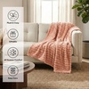 image:imageAmericanflat 50x60 Faux Fur Throw Blanket  Soft and Breathable Throw Blanket for Couch Bed Chair  Green Faux Fur Blankets Perfect for Home Bedroom or Outdoor UsePink