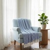image:imageAmericanflat 50x60 Faux Fur Throw Blanket  Soft and Breathable Throw Blanket for Couch Bed Chair  Green Faux Fur Blankets Perfect for Home Bedroom or Outdoor UseOmala Blue and White Mini Diamond