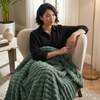 image:imageAmericanflat 50x60 Faux Fur Throw Blanket  Soft and Breathable Throw Blanket for Couch Bed Chair  Green Faux Fur Blankets Perfect for Home Bedroom or Outdoor UseGreen