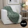 image:imageAmericanflat 50x60 Faux Fur Throw Blanket  Soft and Breathable Throw Blanket for Couch Bed Chair  Green Faux Fur Blankets Perfect for Home Bedroom or Outdoor UseGreen