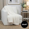 image:imageAmericanflat 50x60 Faux Fur Throw Blanket  Soft and Breathable Throw Blanket for Couch Bed Chair  Green Faux Fur Blankets Perfect for Home Bedroom or Outdoor UseWhite