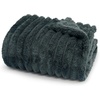 image:imageAmericanflat 50x60 Faux Fur Throw Blanket  Soft and Breathable Throw Blanket for Couch Bed Chair  Green Faux Fur Blankets Perfect for Home Bedroom or Outdoor UseDark Gray