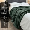 image:imageAmericanflat 50x60 Fleece Throw Blanket  Soft and Breathable Throw Blanket for Couch Bed Chair  Fleece Blankets Perfect for Home Bedroom or Outdoor Use  GreenGreen