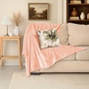 image:imageAmericanflat 50x60 Fleece Throw Blanket  Soft and Breathable Throw Blanket for Couch Bed Chair  Fleece Blankets Perfect for Home Bedroom or Outdoor Use  GreenPink