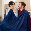 image:imageAmericanflat 50x60 Fleece Throw Blanket  Soft and Breathable Throw Blanket for Couch Bed Chair  Fleece Blankets Perfect for Home Bedroom or Outdoor Use  GreenBlue