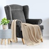 image:imageAmericanflat 50x60 Fleece Throw Blanket  Soft and Breathable Throw Blanket for Couch Bed Chair  Fleece Blankets Perfect for Home Bedroom or Outdoor Use  GreenZaina Camel and Beige Herringbone