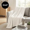 image:imageAmericanflat 50x60 Fleece Throw Blanket  Soft and Breathable Throw Blanket for Couch Bed Chair  Fleece Blankets Perfect for Home Bedroom or Outdoor Use  GreenWhite