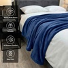 image:imageAmericanflat 50x60 Fleece Throw Blanket  Soft and Breathable Throw Blanket for Couch Bed Chair  Fleece Blankets Perfect for Home Bedroom or Outdoor Use  GreenBlue