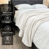 image:imageAmericanflat 50x60 Fleece Throw Blanket  Soft and Breathable Throw Blanket for Couch Bed Chair  Fleece Blankets Perfect for Home Bedroom or Outdoor Use  GreenWhite